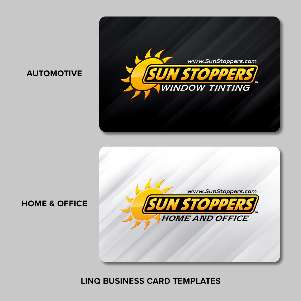 Sun Stoppers Linq Business Card Sun Stoppers Dealer Store